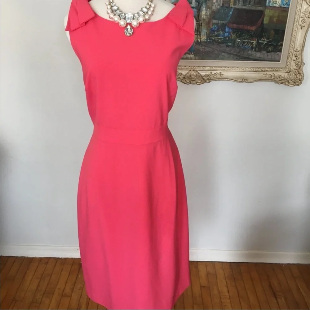 JCREW CORAL DRESS π - Picture 6 of 8